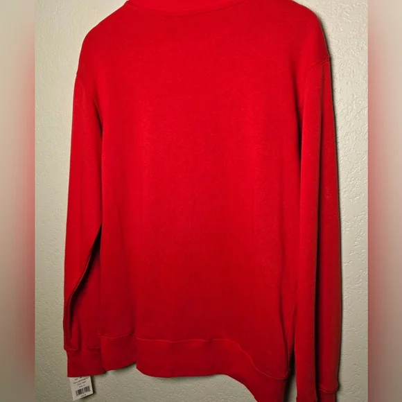 MAD Engine Festive Holiday  Jingle Bell Cat Red Christmas Sweater – Size S (NWT) - Picture 6 of 14